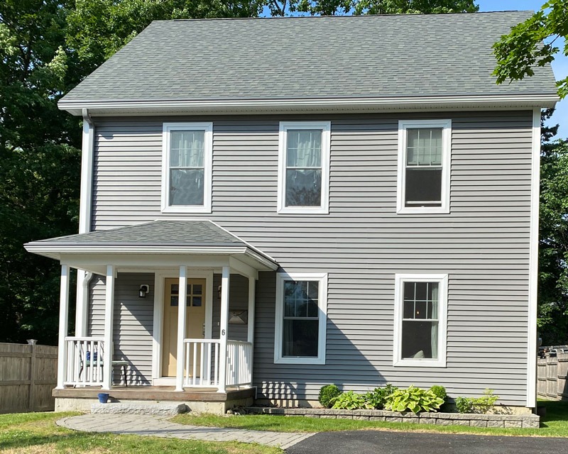 Exterior of modular prefabricated home by New Style Homes in Portsmouth, NH