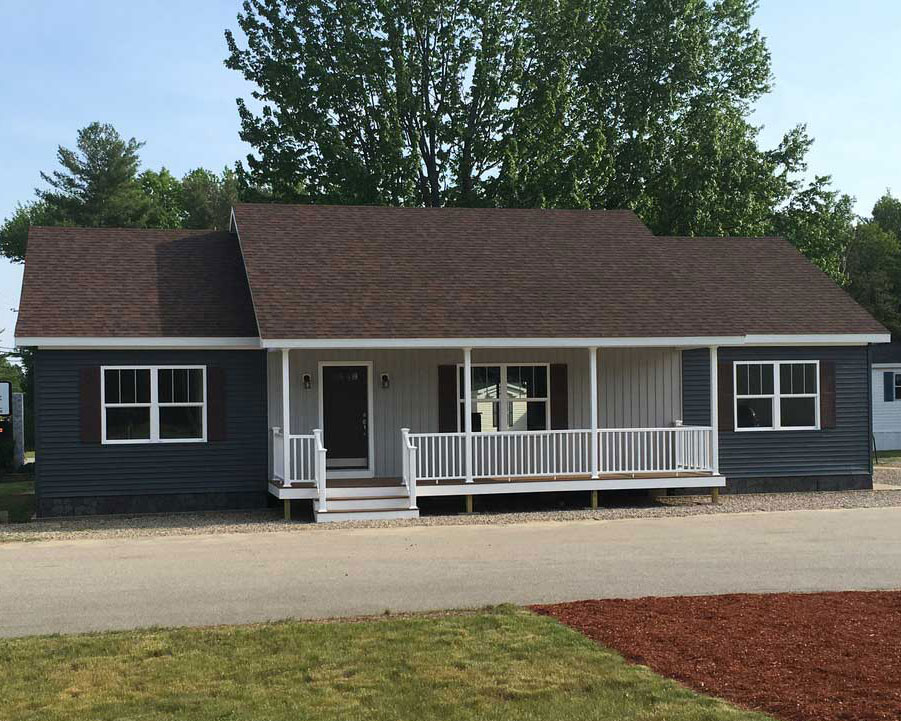 manufactured home exterior view southern maine